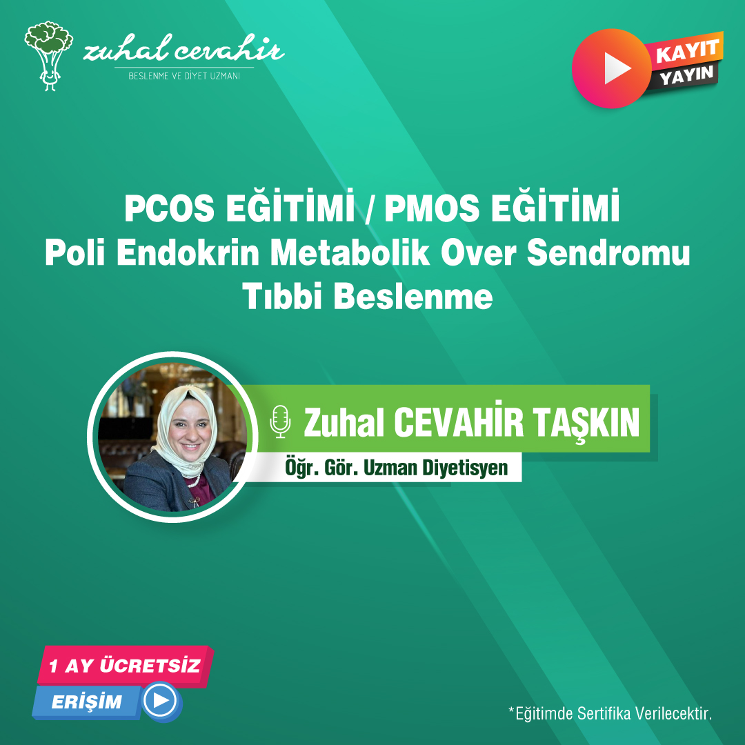 PCOS Eğitimi / PMOS Eğitimi Poli Endokrin Metabolik Over Sendromu Tıbbı Beslenme