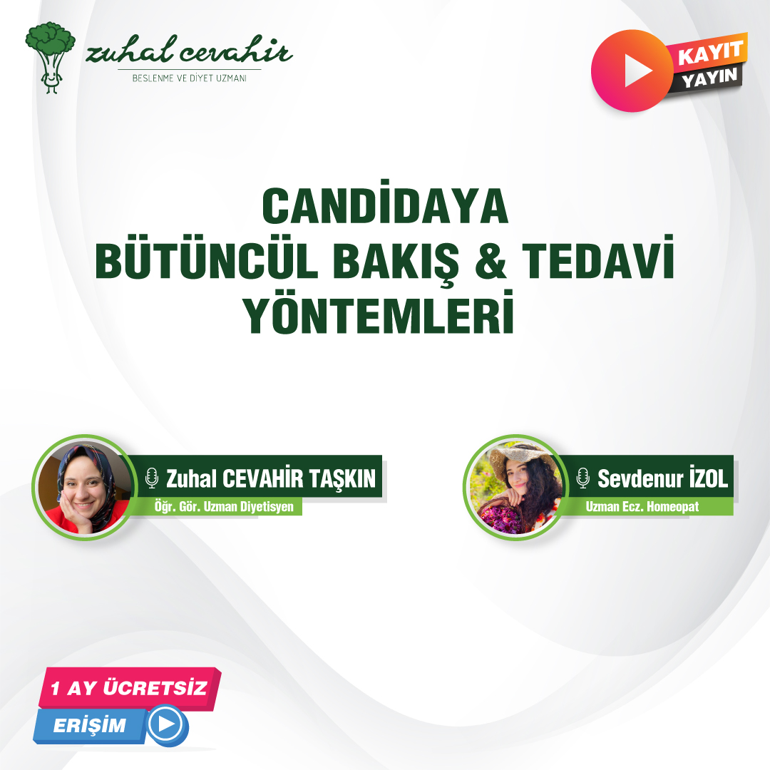 Candidaya Bütüncül Bakış & Tedavi Yöntemleri (Video Eğitim)