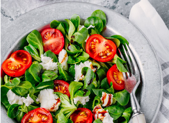 Peynirli Semizotu Salatası